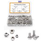 Kit 141 parafusos porcas sextavados flange flangeado inox m6