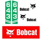 Kit 15 Adesivos Compatível Bobcat 643 Vinil Automotivo