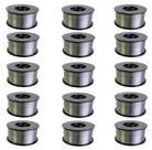 Kit - 15 Arame Para Solda Mig Revestido Uso Sem Gás 0,8mm E71t-sg - Rolo 1kg - Galzer