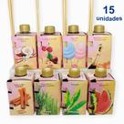 Kit 15 Aromatizador de Ambiente 280ml Luz Aromas Difusor de Vareta - Envio Já