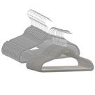 Kit 15 Cabides Aveludado 30cm + 15 Cabides Grande 41cm