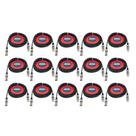 Kit 15 Cabos Microfone / Dmx - Xlr / Canon Balanceado 2 Mts Kit 15 Cabos Microfone / Dmx - Xlr / Canon Balanceado 2 Mts