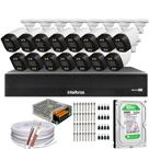 Kit 15 Câmeras Segurança Full Color Dvr 1016-C Intelbras C/Hd 500gb Kit 15 Câmeras Segurança Full Color Dvr 1016-C Intelbras C/Hd 500gb