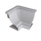 Kit 15 Canto Interno Branco Para Moldura Forro Rodaforro Meia cana Pvc