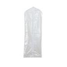 Kit 15 Capa Vestido com Zíper 1,05 Para Ternos e Roupas Frente Pvc Cristal transparente e TNT Kit 15 Capa Vestido com Zíper 1,05 Para Ternos e Roupas Frente Pvc Cristal transparente e TNT