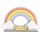 Kit 15 Centros de Mesa Arco Iris Candy Color Personalizado