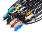Kit 15 Colar de Pedra Cristal Hippie Diversos a Pronta Entrega onix lua estrela tigre vermelho azul