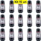 Kit 15 Cones Linha Princesa Moda Grossa na Cor Preta 500 Metros e 288 TEX e 100% Polipropileno Incomfio Trança de Cabelo, Crochê, Box Braids e Tricô