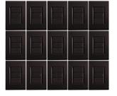 Kit 15 Conj. 4X2 1 Inte. Simples 10A Preto Liz - Tramontina