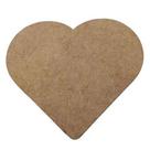 Kit 15 Coração Mdf Cru 6mm Aplique Decoração 12x13,5cm