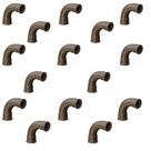 Kit 15 - Curvas Longas Pvc Marrom Soldável 50mm 90º Tigre Kit 15 - Curvas Longas Pvc Marrom Soldável 50mm 90º Tigre