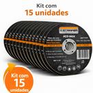 Kit 15 Discos de Corte Inox 4.5x7/8 Starfer - Corte Rápido e Alta Durabilidade Kit 15 Discos de Corte Inox 4.5x7/8 Starfer - Corte Rápido e Alta Durabilidade