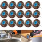 Kit 15 Discos Flap Lixa 32mm Lamela G80 para Micro Retíficas