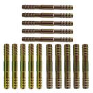 Kit 15 Emendas Para Mangueira Ar Cond Reta 6mm 8mm 10mm Aço