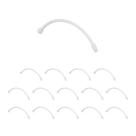 Kit 15 Engate Flexivel Pvc 1/2 Com 50 Centímetros Tigre