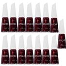 Kit 15 Esmalte Risqué Vermelhos Metálicos Cor Maçã do Amor 8ml