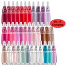 Kit 15 Esmaltes Sortidos Manicures Atacado Impala