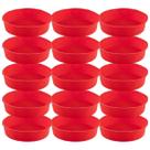 Kit 15 Formas Silicone 24cm Redonda Sortida Bolo Sobremesa