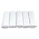 Kit 15 Fraldas Pinte E Borde Dupla Luxo Algodão 70x70 Branca