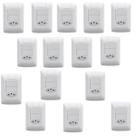 Kit 15 Interruptores duplo 6A + 1 tomada 20A Tramontina aria Kit 15 Interruptores duplo 6A + 1 tomada 20A Tramontina aria