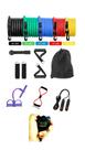 KIT 15 itens para TREINAMENTO braço BUMBUM Barriga PERNA ombro COSTAS
