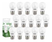 Kit 15 Lâmpada Led Tkl 30 4,9w E27 4000k Taschibra Abajur