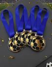 Kit 15 Medalhas Para Futebol de Campeão para Premiação 50mm Honra ao Mérito Com Fita Azul