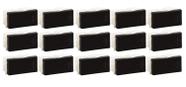 Kit 15 Modulo Pulsador Campainha 10A 250V Preto - Tramontina Kit 15 Modulo Pulsador Campainha 10A 250V Preto - Tramontina