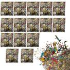 Kit 15 Pacotes Confete Carnaval Colorido Metálico