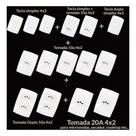 Kit 15 peças casa completa - blux home branco - bhkit15br