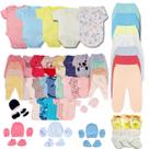 Kit 15 peças enxoval Algodão bebê menino e menina Algodão.