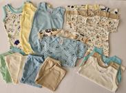 Kit 15 Peças Roupas de Bebê Menino Algodão Tam. G