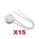 kit 15 peças Soquete G13 com Rabicho REF 107