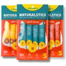 Kit 15 Petiscos P/ Gatos Natural Stick sabores sortidos (frango/atum/salmão) Kit 15 Petiscos P/ Gatos Natural Stick sabores sortidos (frango/atum/salmão)