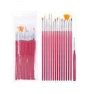 Kit 15 Pincéis P/ Unhas Profissional Alongamento Decoração - Rainha Chic