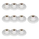 Kit 15 Plafonier Plafon Bocal Porcelana 100w E27 Branco OPL