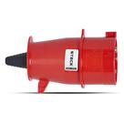 Kit 15 Plugue 3P+N+T 32A 380/440V N5276 Vermelho Steck
