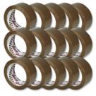 Kit 15 rolos fita adesiva marrom Fit-Pel 48mm x 45m