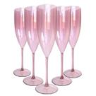 Kit 15 Taças de Champanhe Acrílico 160ml - Cristal & Colorido Elegância Estilo p/ Eventos e Festas Kit 15 Taças de Champanhe Acrílico 160ml - Cristal & Colorido Elegância Estilo p/ Eventos e Festas