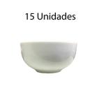 Kit 15 Tigela Cumbuca Capri Porcelana Branca 300ml Terramada