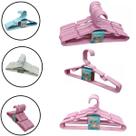 Kit 15 Unidades Cabides Infantis Reforçados Para Organização Rosa Roupa Infantil Bebê Kit 15 Unidades Cabides Infantis Reforçados Para Organização Rosa Roupa Infantil Bebê