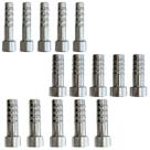 Kit 15 Unidades Salva Vidas Cnx Espigão 6 8 10mm Alumínio