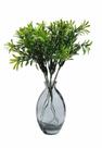 Kit 15 Vasos de Vidro Decorativo Vasinho Planta 12cm Fume