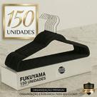 KIT 150 CABIDES DE VELUDO ANTIDESLIZANTE PREMIUM FUKUYAMA Com Gancho Giratório 360 KIT 150 CABIDES DE VELUDO ANTIDESLIZANTE PREMIUM FUKUYAMA Com Gancho Giratório 360