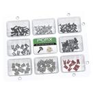 Kit 150 grampo presilhas parafuso multi-aplicação universal