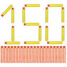 Kit 150 Munições p/ Arminha de Brinquedo Lançador Nerf Ponta de Ventosa Gruda na Parede