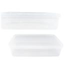 Kit 150 Pote Marmita Retangular 1000ml Freezer Microondas
