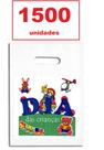 Kit 1500 Sacola Plástica 33x24 Dia das Crianças Cosme Damião