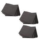 Kit 150un Guardanapos De Papel Preto macios 19x21cm festa
