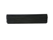 Kit 15un Elástico Chato N10, 6mm, preto poliéster 10 metros